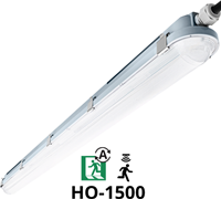 Pragmalux LED TL Waterdicht Armatuur Hermes IP66 150cm 36-61W 4000K 6000-10200lm 5x2,5mm Doorvoerbedrading (2x80W)+bewegingssensor + noodmodule 1uur zelftest-1
