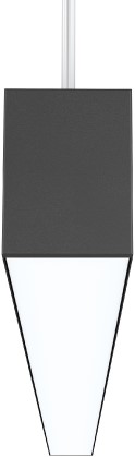 Pragmalux Skyline 1,2m 12,5-36W 1500-4550lm 2CCT 3000-4000K prisma met uplight 9W 1300lm zwart RAL9005-4
