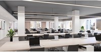Pragmalux Skyline 1,2m 12,5-36W 1500-4550lm 2CCT 3000-4000K prisma met uplight 9W 1300lm zwart RAL9005-7