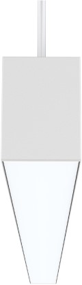 Pragmalux Skyline 1,5m DALI2 39,5W 5750lm 2CCT 3000-4000K med uplight 10,5W 1350lm opal hvid RAL9016