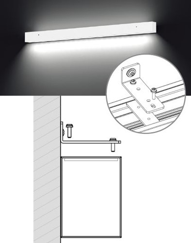 Pragmalux Skyline wand opbouwset zwart-2