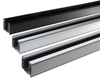 3-Fase Rail 2M Vierkant Zwart 230V/440V 16A