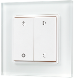 Touchdimmer RGB+Mono 1 kanaal (Berker, Gira, Jung) incl. batterij