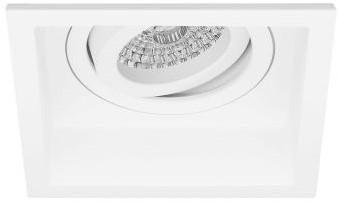 Pragmalux Inbouwspot Dome Vierkant Verdiept Kantelbaar Wit - Incl. GU10 Fitting