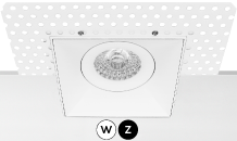 Inbouwspot Navis Trimless Vierkant