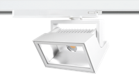 Pragmalux LED 3-Fase Railspot Alto Flood 38W 3000K CRI>90 PW 72Dx98D 4164lm Wit