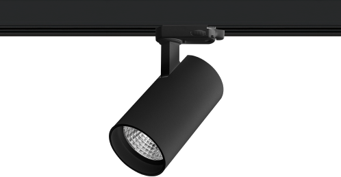 Pragmalux LED 3-Fase Railspot Piccolo 7W 3000K CRI>90 33D 722lm Zwart - Fase Dimbaar