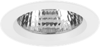 Pragmalux LED Inbouwspot Ponto Rond 24W 3000K CRI>90 36° 3078lm Ø108 Buitenmaat - Gatmaat Ø97 Wit
