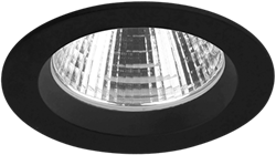 Pragmalux LED Inbouwspot Ponto Rond 32W 3000K CRI>90 36° 4350lm Ø108 Buitenmaat - Gatmaat Ø97 Zwart