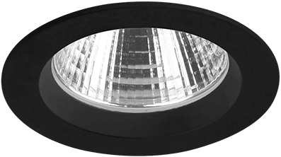 Pragmalux LED Inbouwspot Ponto Rond 32W 3000K CRI>90 36° 4350lm Ø108 Buitenmaat - Gatmaat Ø97 Zwart