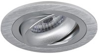 Pragmalux Inbouwspot Alpha Rond Kantelbaar aluminium - Incl. GU10 Fitting