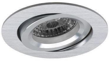 Gloed mode Lift Pragmalux Inbouwspot Aura Rond Kantelbaar aluminium - Incl. GU10 Fitting |  Pragmalux