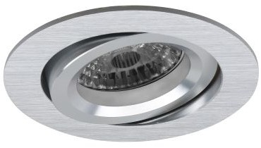 Pragmalux Inbouwspot Aura Rond Kantelbaar aluminium - Incl. GU10 Fitting
