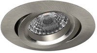 Pragmalux Inbouwspot Aura Rond Kantelbaar nikkel - Incl. GU10 Fitting