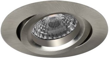 Pragmalux Inbouwspot Aura Rond Kantelbaar nikkel - Incl. GU10 Fitting