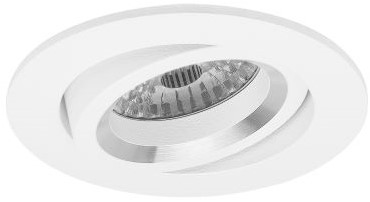 Pragmalux Inbouwspot Aura Rond Kantelbaar wit - Incl. GU10 Fitting
