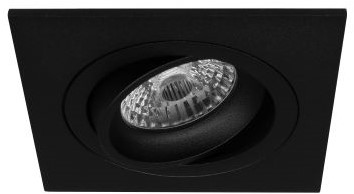 Pragmalux Inbouwspot Boxy Vierkant Kantelbaar zwart - Incl. GU10 Fitting