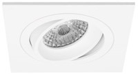 Pragmalux Inbouwspot Boxy Vierkant Kantelbaar wit RAL9003 - Incl. GU10 Fitting