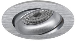 Pragmalux Inbouwspot Delta Rond Kantelbaar aluminium - Incl. GU10 Fitting
