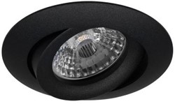 Pragmalux Inbouwspot Orion Rond Kantelbaar Zwart RAL9004 - Incl. GU10 Fitting