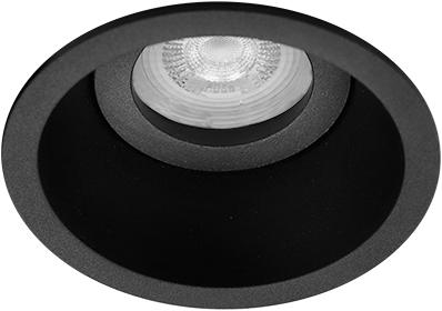 Pragmalux Inbouwspot Zena Rond Kantelbaar Zwart - Incl. GU10 Fitting