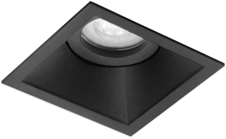 Pragmalux Inbouwspot Zena Vierkant Kantelbaar Zwart RAL9004 - Incl. GU10 Fitting