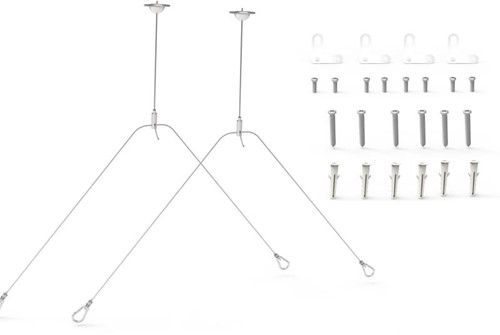 Pragmalux LED Paneel Ophangset Sigma G2/Easy