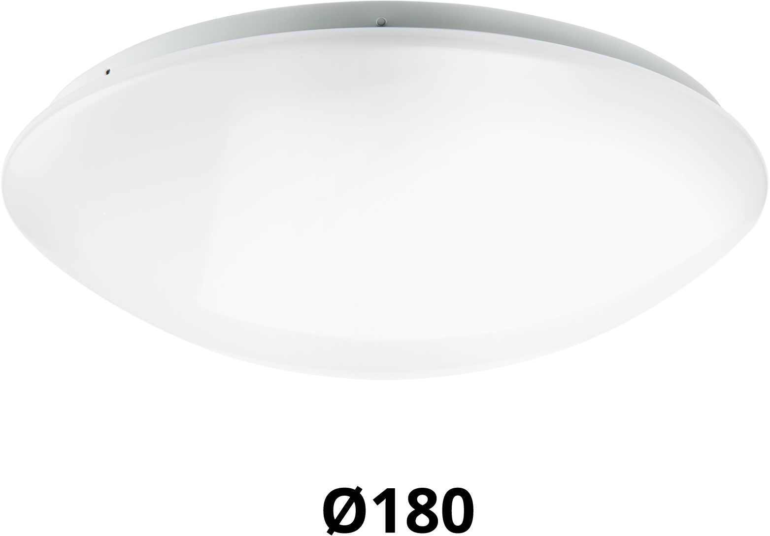 Maken Posters Vervormen Pragmalux LED Plafonnière / Wandarmatuur Polo IP44 8W 3000K 650lm Ø180  (1x18W) | Pragmalux