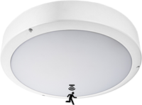 Pragmalux LED Bulkhead Venus G2 IP65 8W-18W 3000K-5000K 3-CCT 900-2025lm Ø300 + Step-dim bewegingssensor Excl. Ring