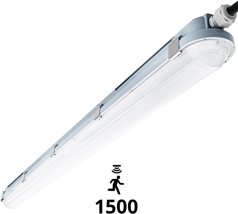 Arbitrage Monet vacature Pragmalux LED TL Waterdicht Armatuur Hermes IP66 150cm 24-42W 4000K  3750-6100lm (2x58W) + Bewegingssensor | Pragmalux