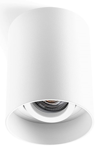 Pragmalux Opbouwspot Luxo Rond Kantelbaar wit RAL9003 - Incl. GU10 Fitting