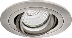 Pragmalux Inbouwspot Alpha Rond Kantelbaar nikkel - Incl. GU10 Fitting
