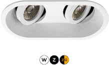 Inbouwspot Zena 2V Ovaal