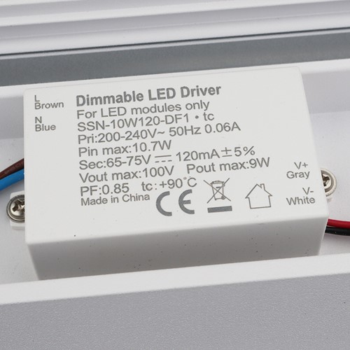 Pragmalux LED Spiegelarmatuur Aqualis rond IP44 IK08 555mm 10W 1100-1350lm 2700K-3000K-4000K 3-CCT zwart RAL9005-4