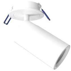 Pragmalux Half-inbouwspot Ario zaagmaat Ø70 wit - Incl. GU10 Fitting en junction box