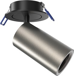 Pragmalux Half-inbouwspot Ario zaagmaat Ø80 bronze - Incl. GU10 Fitting en junction box