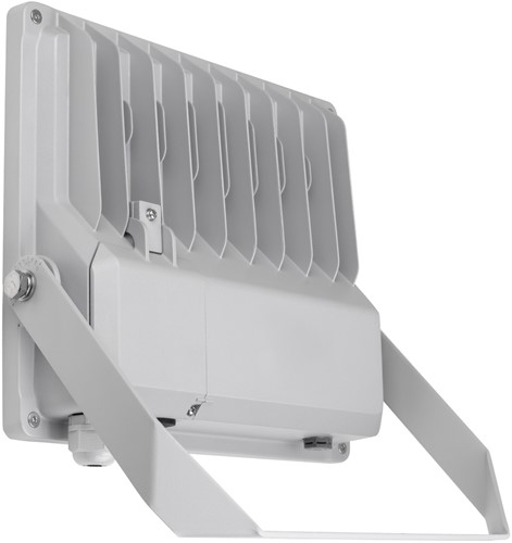 Pragmalux LED Breedstraler Auva G3 IP66 C4 60-100W 3000K-5000K 3CCT 10000-17000lm asymmetrisch grijs RAL9006 DALI2-2