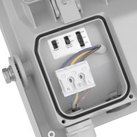 Pragmalux LED Breedstraler Auva G3 IP66 C4 120-200W 3000K-5000K 3CCT 19500-32500lm asymmetrisch incl. photocell grijs RAL9006-5