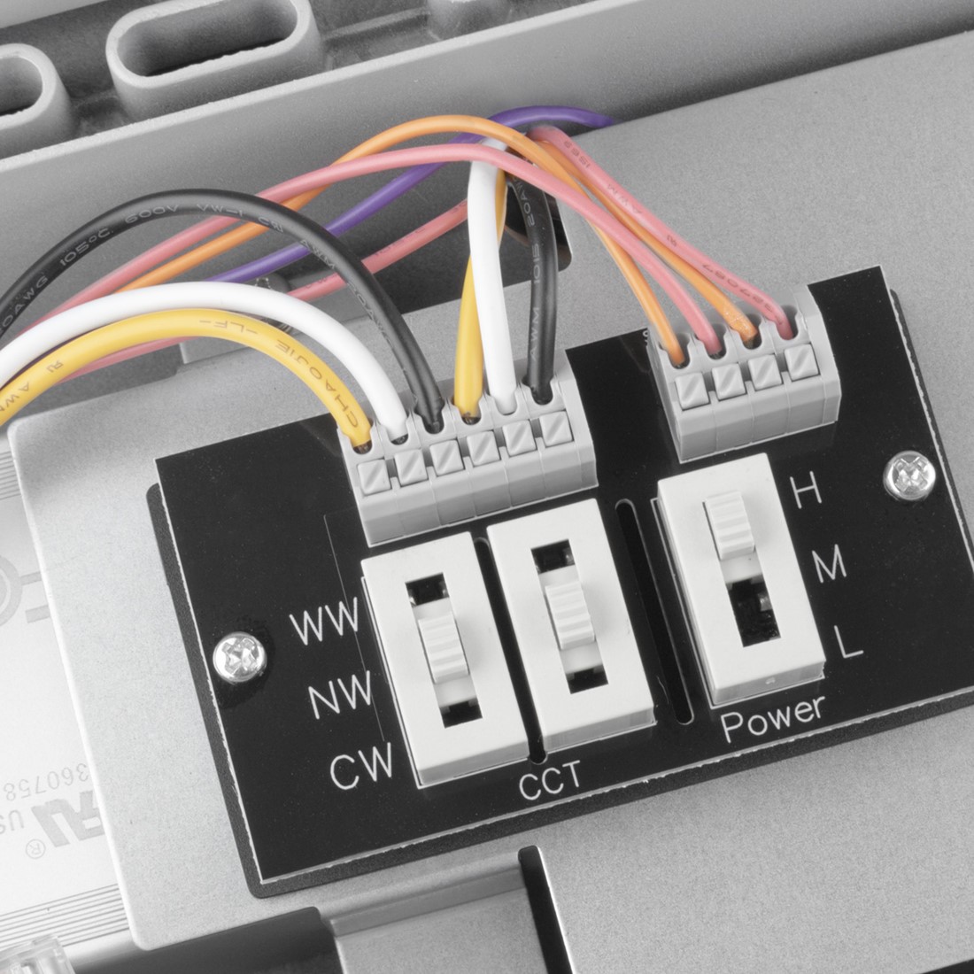 Pragmalux LED projektør Auva G3 IP66 C4 300-500W 3000K-5000K 3CCT 50000-85000lm asymmetrisk grå RAL9006
