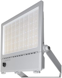 Pragmalux LED Breedstraler Auva G3 IP66 C4 300-500W 3000K-5000K 3CCT 50000-85000lm asymmetrisch grijs RAL9006 DALI2