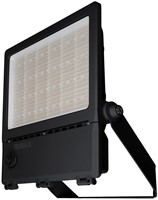 Pragmalux LED Breedstraler Auva G3 IP66 C4 180-300W 3000K-5000K 3CCT 30300-51500lm asymmetrisch zwart RAL9004