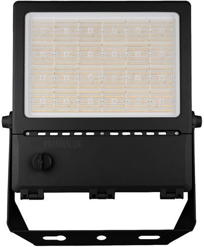 Pragmalux LED Breedstraler Auva G3 IP66 C4 180-300W 3000K-5000K 3CCT 30300-51500lm asymmetrisch zwart RAL9004-1