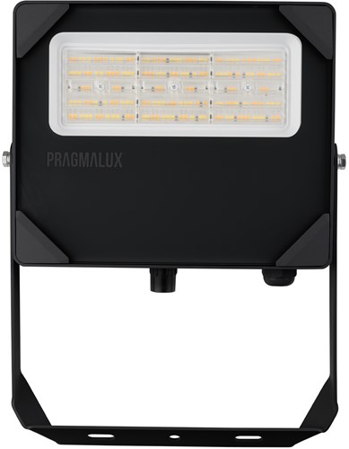Pragmalux LED Breedstraler Auva G3 IP66 C4 20-50W 3000K-5000K 3CCT 3050-7950lm asymmetrisch zwart RAL9004-1