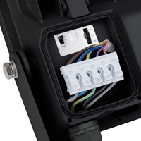 Pragmalux LED Breedstraler Auva G3 IP66 C4 180-300W 3000K-5000K 3CCT 30300-51500lm asymmetrisch zwart RAL9004  DALI2-5