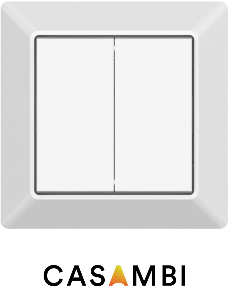 Pragmalux Sensus batterifri kontakt 4B Casambi mat hvid