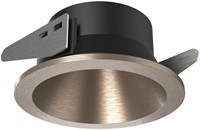 Pragmalux Inbouwspot met bladveren Bela IP55 geborsteld bronze - Incl. GU10 Fitting-1