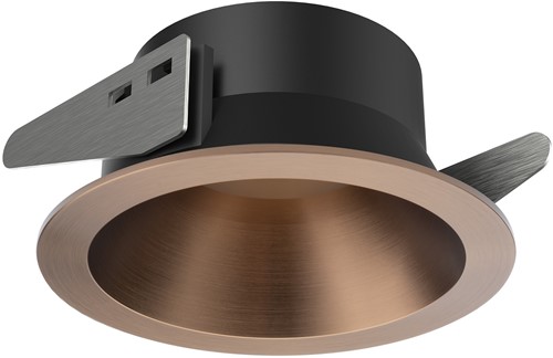 Pragmalux Inbouwspot met bladveren Bela IP55 geborsteld bronze RAL8000- Incl. GU10 Fitting-1
