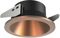 Pragmalux Inbouwspot met bladveren Bela IP55 geborsteld koper- Incl. GU10 Fitting-1