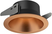 Pragmalux Inbouwspot met bladveren Bela IP55 geborsteld koper RAL1001- Incl. GU10 Fitting-1