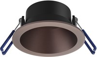 Pragmalux Inbouwspot Bela IP55 geborsteld donker bronze RAL8017- Incl. GU10 Fitting-1
